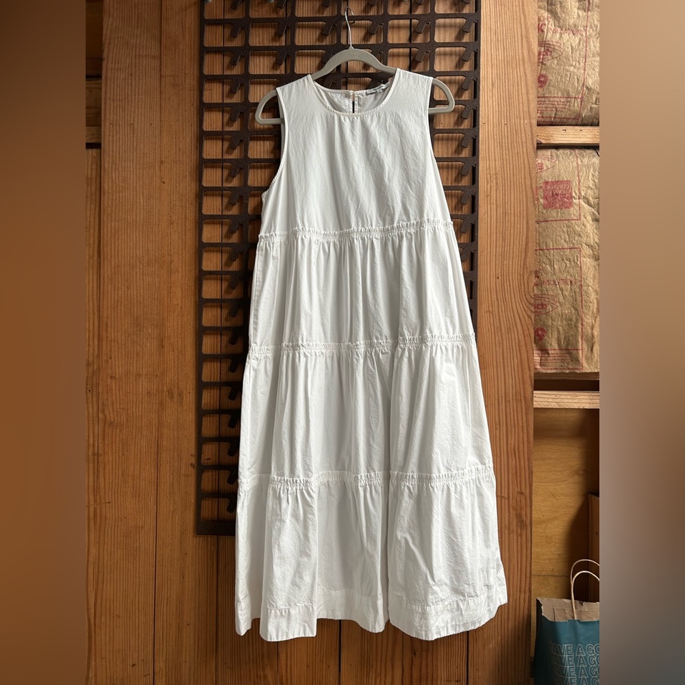 Madewell Cattail Tiered Dress